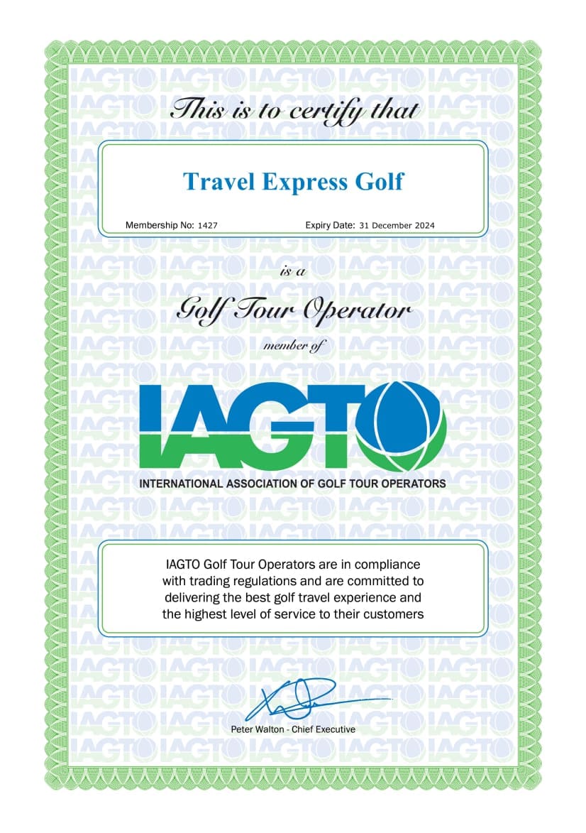 IAGTO Certificate IAGTO Certificate