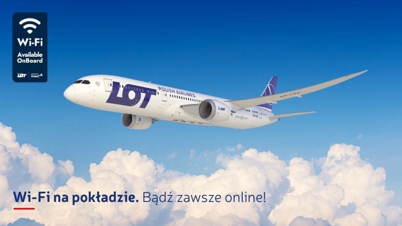 Bądź online podczas lotu Dreamlinerem Bądź online podczas lotu Dreamlinerem