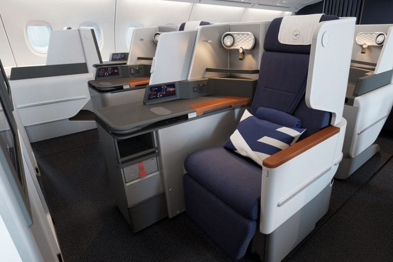 Lufthansa A380 klasa biznes Lufthansa A380 klasa biznes